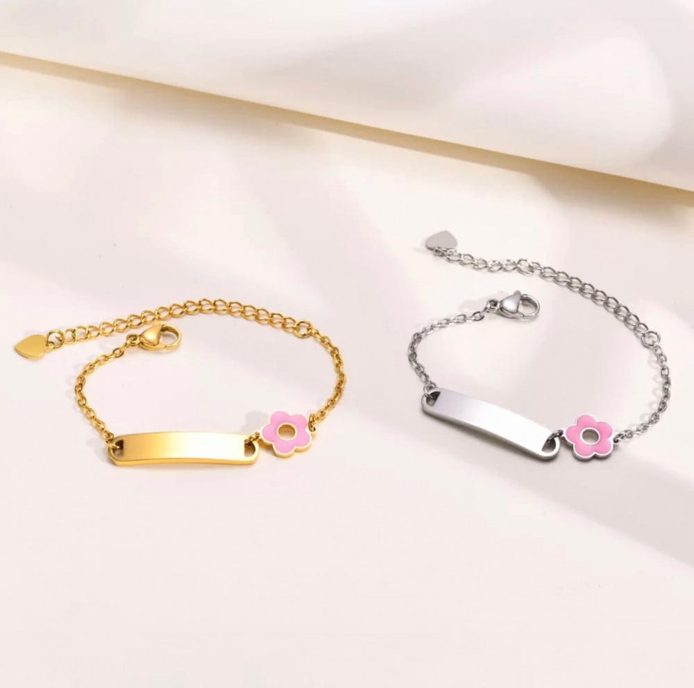 Antique Accessories Child Charm Name Bracelet