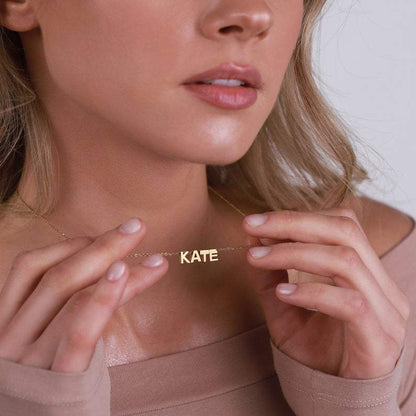 AntiqueAccesories Customize Initial Necklace