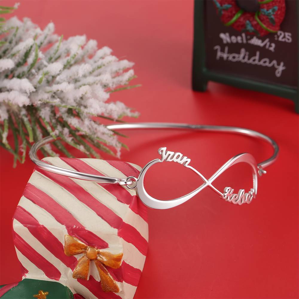 AntiqueAccesories Name Cuff Bangle